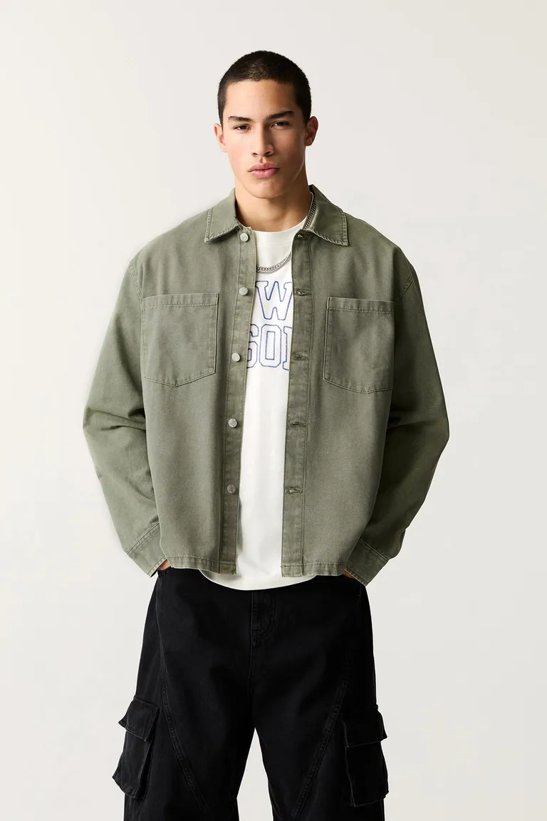 Camisa con bolsillos delanteros de Pull&Bear en Camisas para argentina