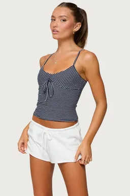 Musculosa rayada escote cucharita de Edikted en Tops para argentina