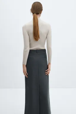 Jersey canalé con cremallera de Mango en Buzos y Sweaters para argentina