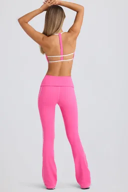 Pantalón acampanado suave active foldover de Oh Polly en Pantalones para argentina