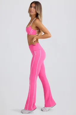 Pantalón acampanado suave active foldover de Oh Polly en Pantalones para argentina