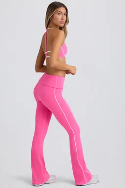 Pantalón acampanado suave active foldover de Oh Polly en Pantalones para argentina