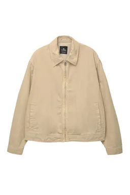 Campera algodón cremallera de Pull&Bear en Abrigos y Camperas para argentina
