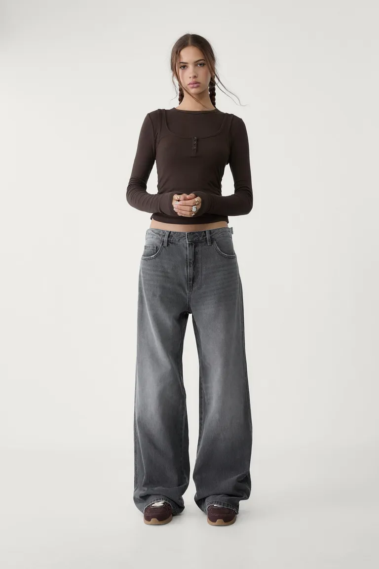 Jeans estilo baggy de Stradivarius en Pantalones para argentina