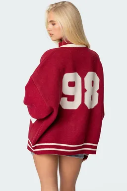Sweater varsity con cierre de Edikted en Buzos y Sweaters para argentina