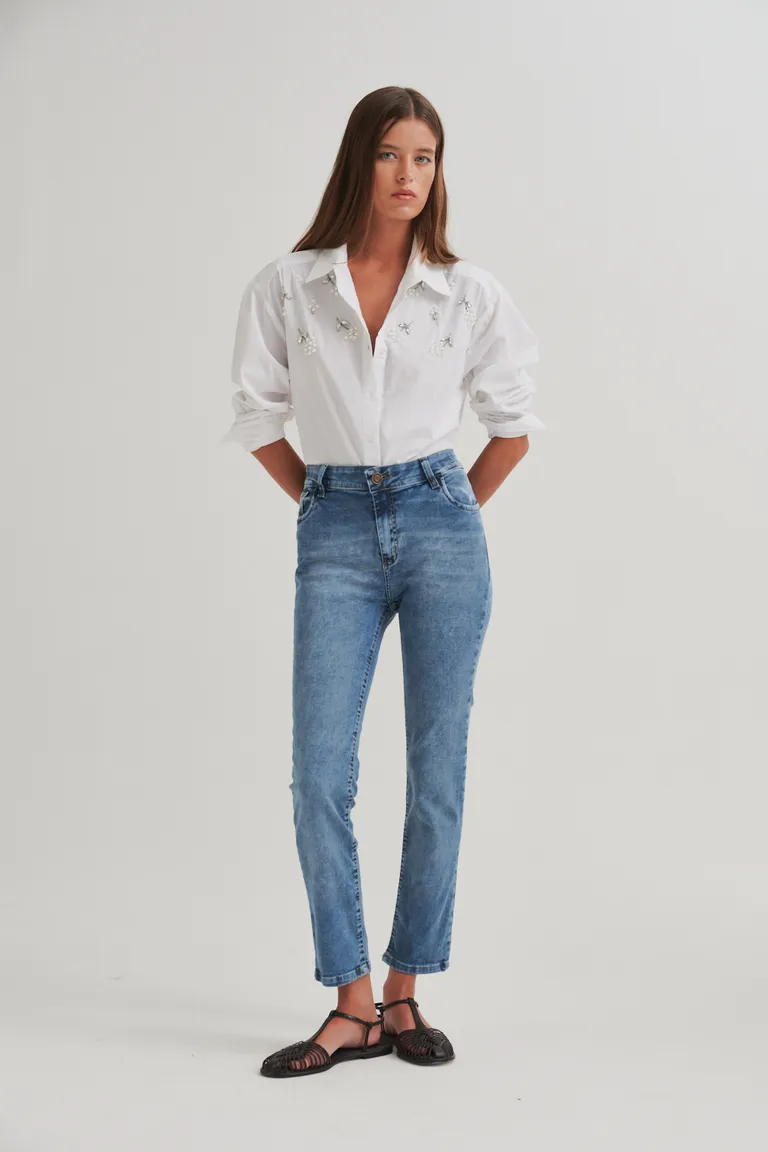Pantalones de tiro alto Clean High Emma: un básico elegante y versátil para tu guardarropa de Sweet en Pantalones para argentina