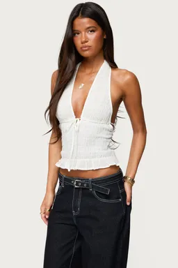 Top halter larissa fruncido de Edikted en Tops para argentina