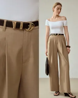 Pantalón traje pliegues delanteros de Motf en Pantalones para argentina