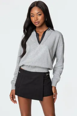 Sweater doble cuello rue de Edikted en Buzos y Sweaters para argentina