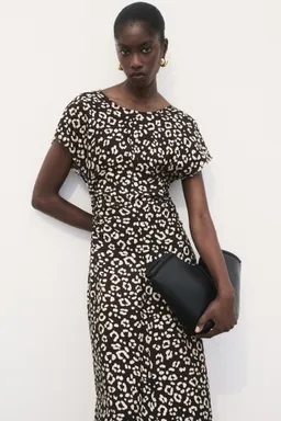 Vestido animal print deshilachado de Mango en Vestidos para argentina