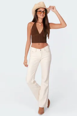 Jeans tiro bajo jayda de Edikted en Pantalones para argentina