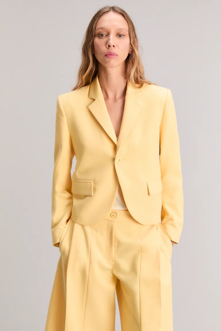 Blazer de viscosa de corte slim y diseño clásico para mujer de Kosiuko en Blazers para argentina