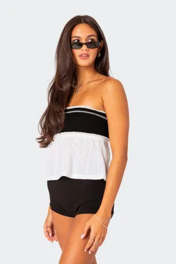Top tubo peplum rena de Edikted en Tops para argentina