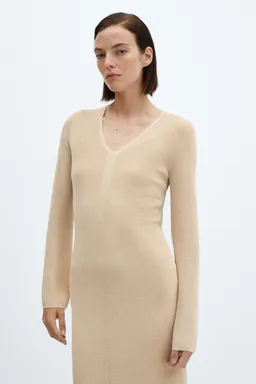 Vestido midi punto lúrex de Mango en Vestidos para argentina