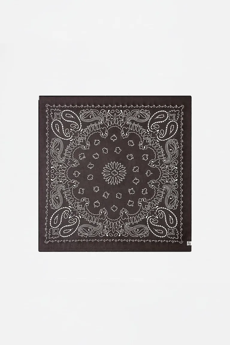 Pañuelo boho de 60 cm x 60 cm, 100% algodón con estampa digital de Portsaid en Bufandas y Pañuelos para argentina