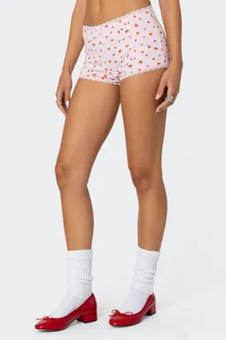 Micro shorts estampados strawberry girl de Edikted en Shorts para argentina