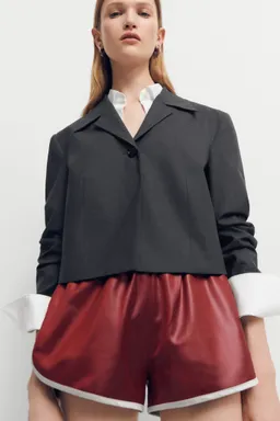Americana crop lana de Mango en Chaquetas para argentina
