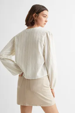 Blusa algodón rayas de Mango Teen en Blusas para argentina