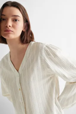 Blusa algodón rayas de Mango Teen en Blusas para argentina