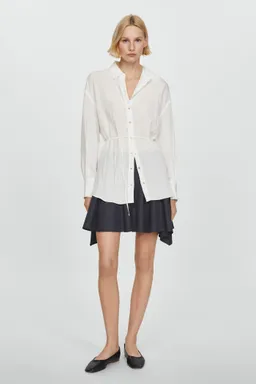 Camisa con efecto arrugado de Mango en Camisas para argentina