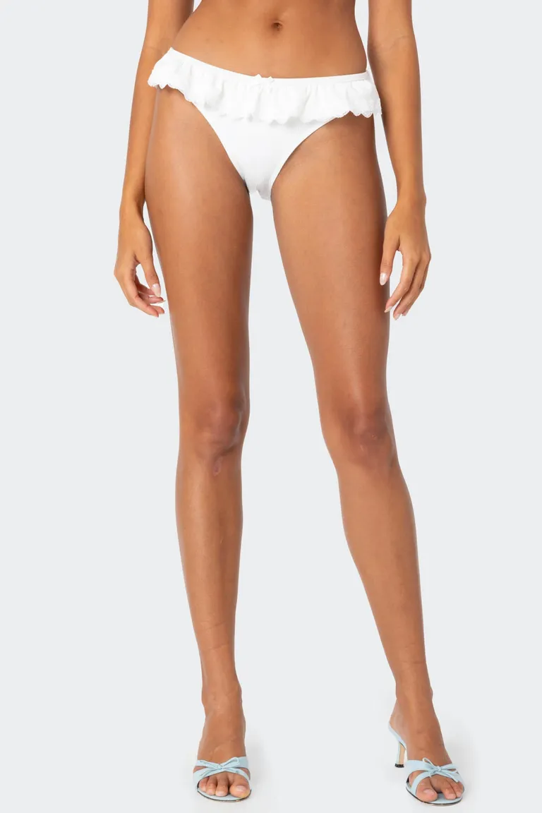 Bombacha bikini con volados encaje de Edikted en Swimwear y Beachwear para argentina