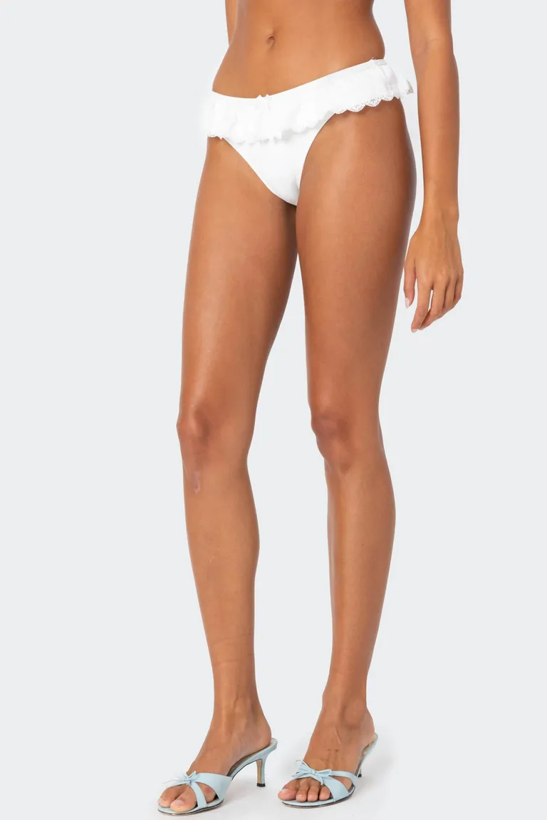 Bombacha bikini con volados encaje de Edikted en Swimwear y Beachwear para argentina