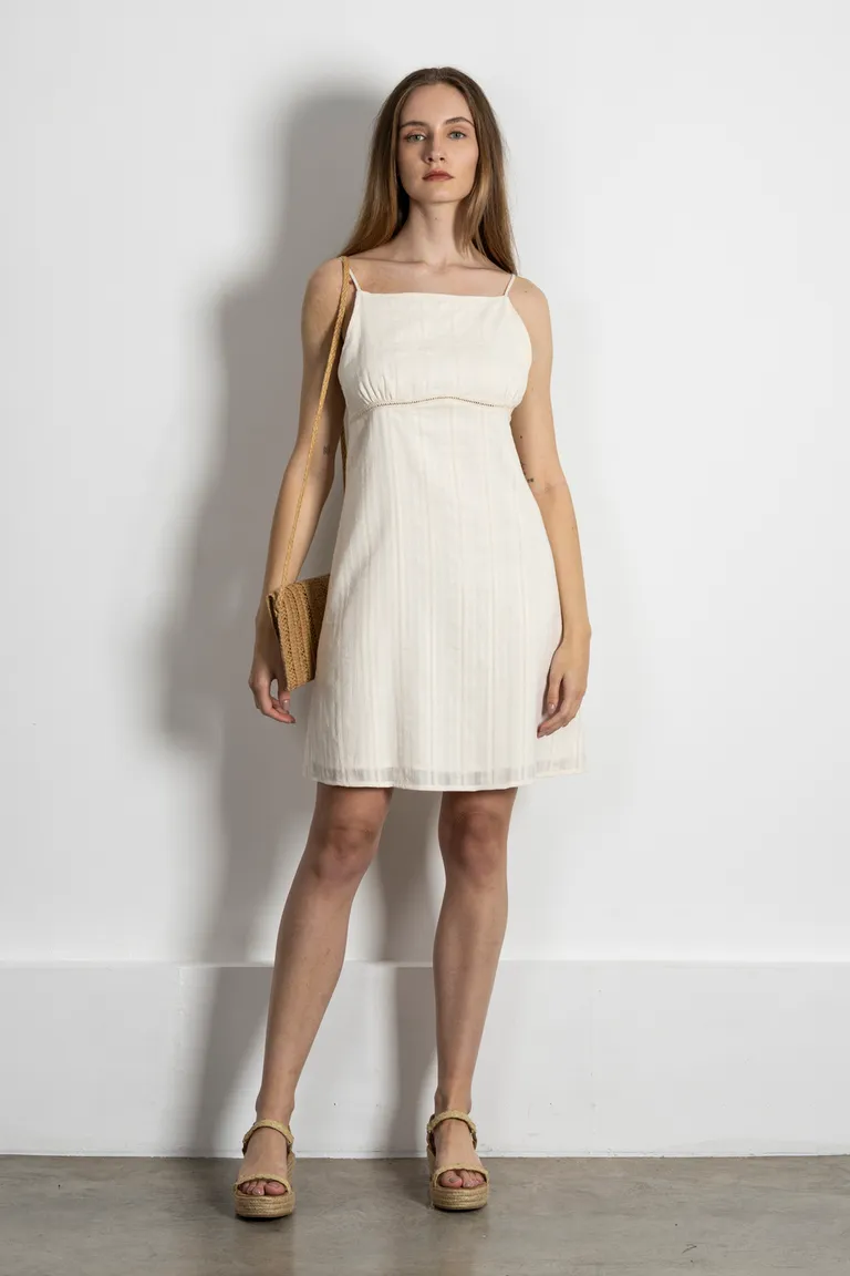 Vestido corto de algodón con detalle en el frente de Kill en Vestidos para argentina