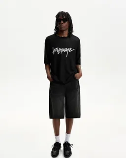 Remera holgada manga corta estampada de Bershka en Remeras y Polos para argentina