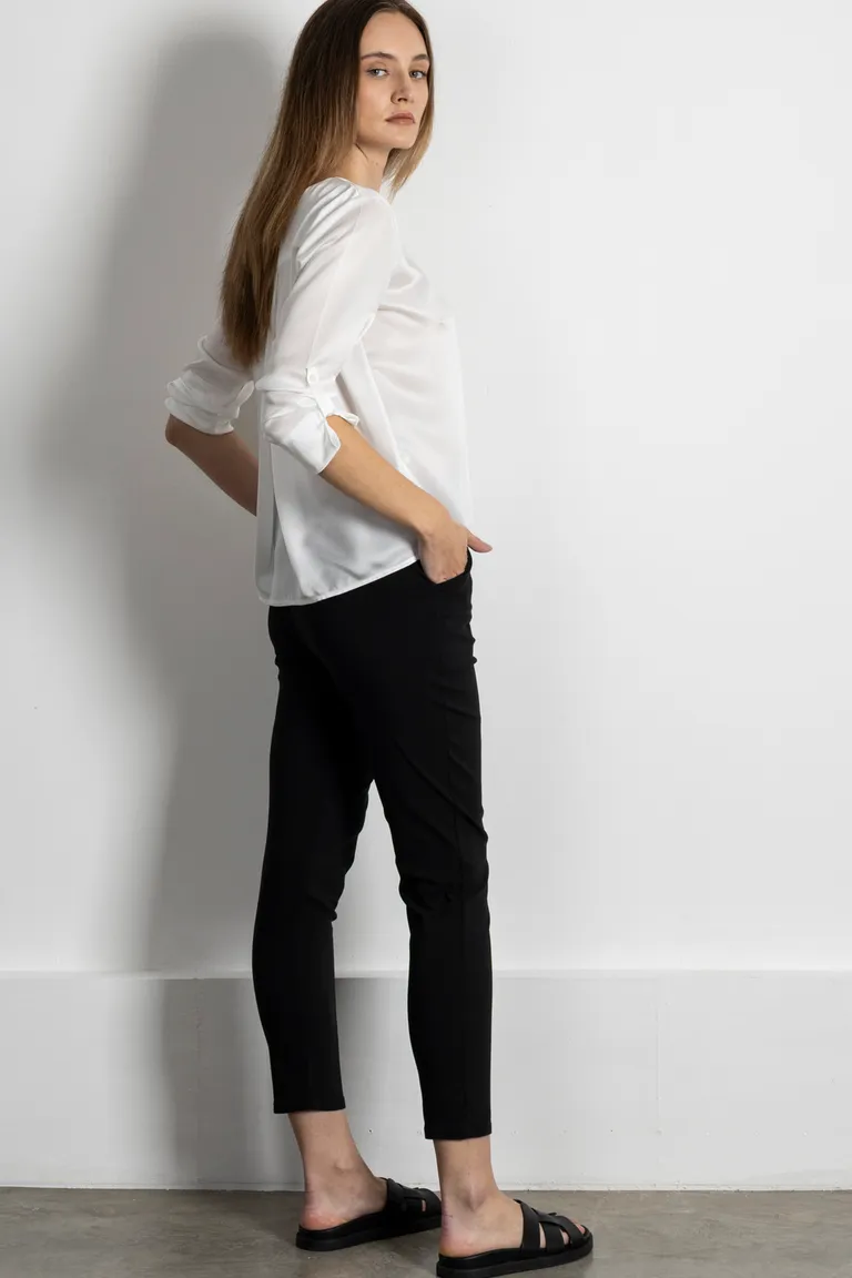 Pantalón de corte recto y cintura elástica para mujer de Kill en Pantalones para argentina