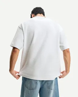 Remera manga corta felpa estampada de Bershka en Remeras y Polos para argentina