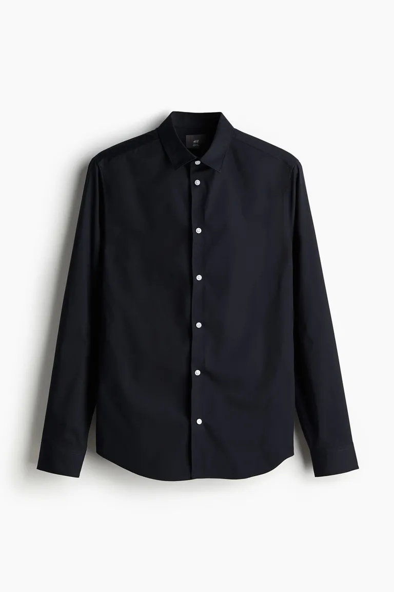 Camisa fácil planchado slim de H&M en Camisas para argentina