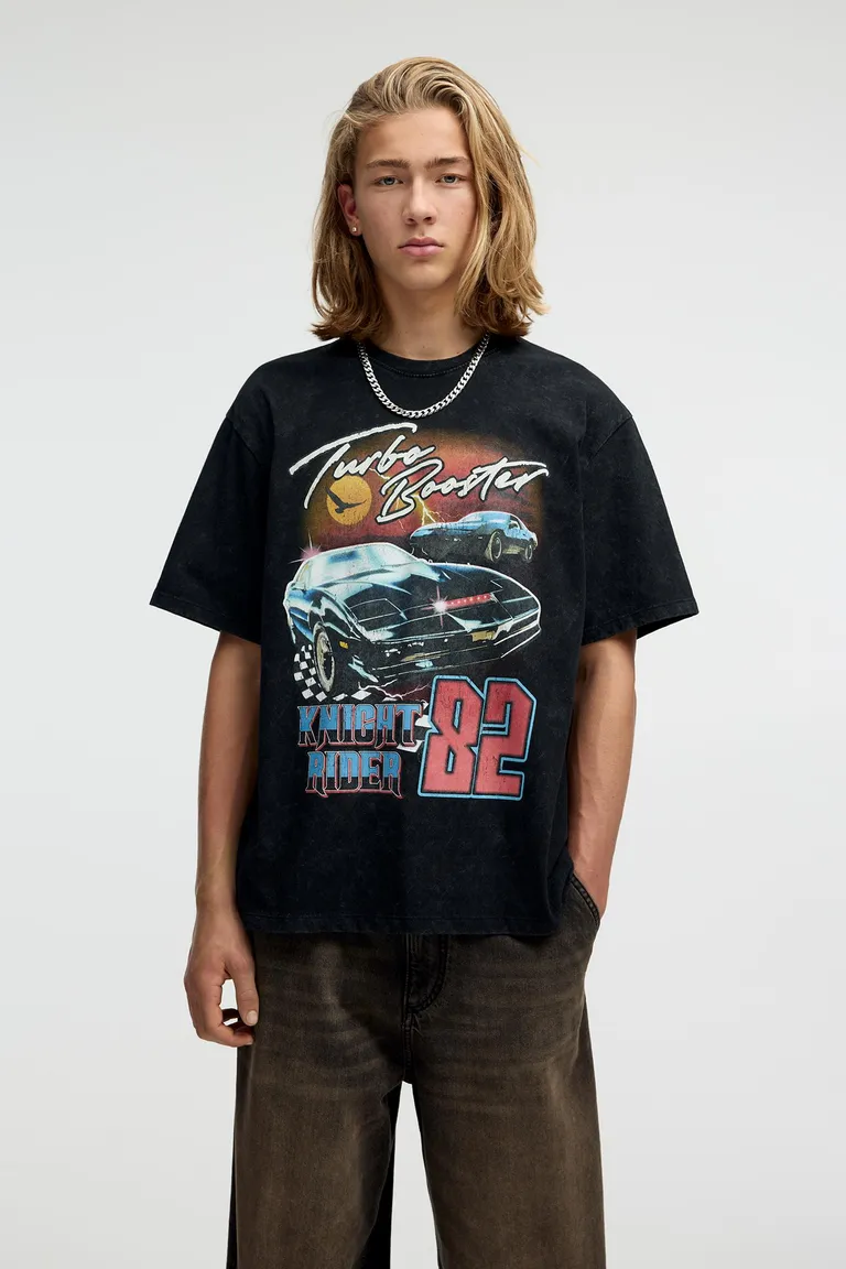 Camiseta knight rider de Pull&Bear en Remeras y Polos para argentina