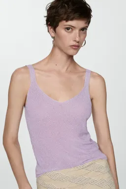 Top punto lúrex de Mango en Tops para argentina