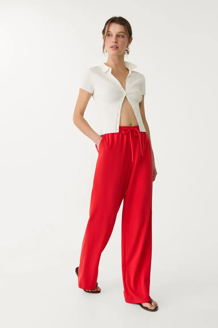 Pantalón fluido de vestir de Stradivarius en Pantalones para argentina