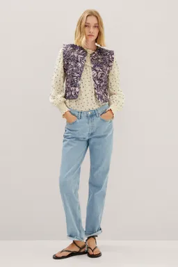 Chaleco acolchado estampado floral de Mango en Chalecos para argentina