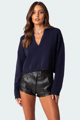 Sweater cropped oversize marcie de Edikted en Buzos y Sweaters para argentina
