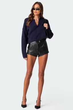 Sweater cropped oversize marcie de Edikted en Buzos y Sweaters para argentina