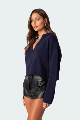 Sweater cropped oversize marcie de Edikted en Buzos y Sweaters para argentina