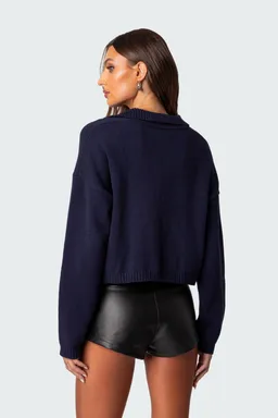 Sweater cropped oversize marcie de Edikted en Buzos y Sweaters para argentina