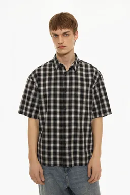 Camisa cuadros corte amplio de Lefties en Camisas para argentina