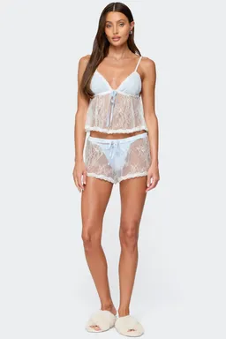 Top babydoll encaje transparente laina de Edikted en Pijamas y Sleepwear para argentina