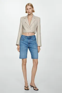 Bermudas vaqueras rectas de Mango en Pantalones para argentina