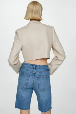 Bermudas vaqueras rectas de Mango en Pantalones para argentina