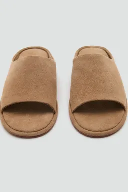 Sandalia cuero serraje de Mango en Sandalias para argentina