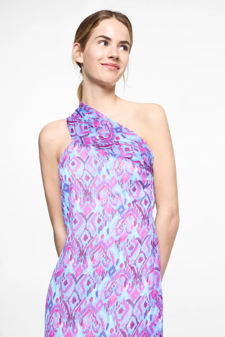 Vestido asimétrico estampado de Mango Teen en Vestidos para argentina