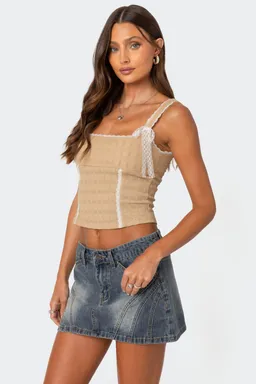 Top corset texturizado de Edikted en Tops para argentina