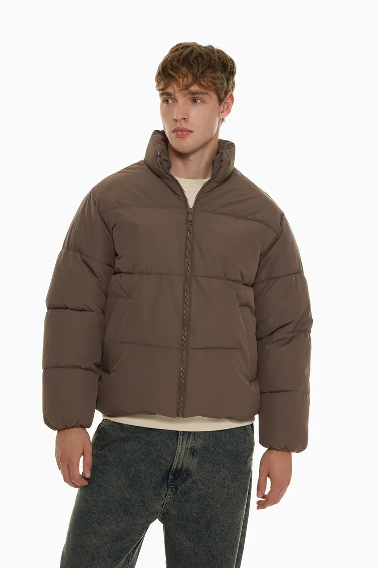 Campera cuello alto acolchada de Lefties en Abrigos y Camperas para argentina