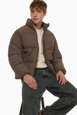 Campera cuello alto acolchada de Lefties en Abrigos y Camperas para argentina