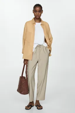 Pantalón jogger con cordón de Mango en Pantalones para argentina