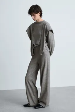 Pantalón recto punto de Mango en Pantalones para argentina